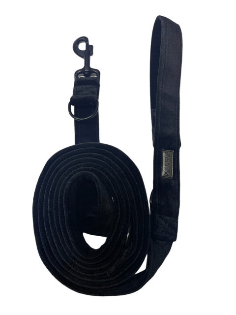 CZARNA smycz dla psa