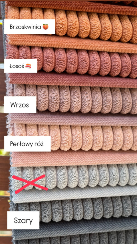 Półzaciskowa obroża BRZOSKWINIA 🍑