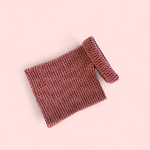 Sweterek 100% wełna merino - CZEKOLADA